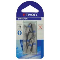 Embouts Torsion de vissage pour vis pozidriv n2 