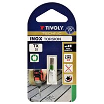 Embout de vissage torsion inox TX25 - TIVOLY