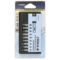 lot d'embouts de vissage inox 10 pièces - TIVOLY