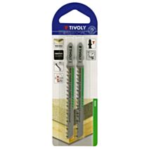 2 lames scie sauteuse T bois tendre/aggloméré EP5-50 - TIVOLY