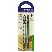 2 lames scie sauteuse T bois tendre/aggloméré EP5-50 - TIVOLY