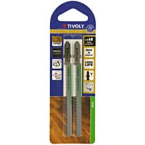 2 lames scie sauteuse T pour parquet EP1,5-15 - TIVOLY