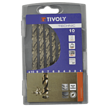 coffret foret métal technic 10pcs  - TIVOLY