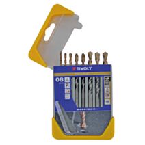 Coffret 8 forets béton gradué Technic - TIVOLY