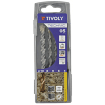 coffret foret béton technic 5pcs - TIVOLY