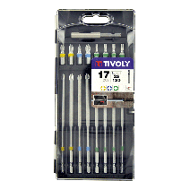 lot d'embouts de vissage longs 17pcs - TIVOLY