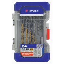 Mallette 24 pièces mixte forets + embouts vissage - TIVOLY