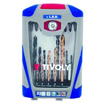 Mallette 24 pièces mixte forets + embouts vissage - TIVOLY