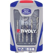 Coffret tarauds/filières 19 pièces - TIVOLY