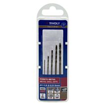 Coffret 5 forets métaux Technic Ø1-1,5-2-2,5-3 mm - TIVOLY
