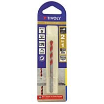 Foret 2 en 1 béton/carrelage Ø5 mm - TIVOLY