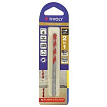 Foret 2 en 1 béton/carrelage Ø6 mm - TIVOLY