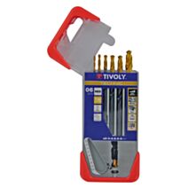 Coffret foret métal TECHNIC HSS 6 pièces Pointe en croix - TIVOLY