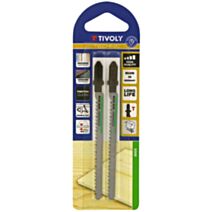 Lame de scie sauteuse T double denture pour bois 100 mm - TIVOLY