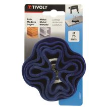 Brosse coupe feutre pour bois vernis, métal ø75mm