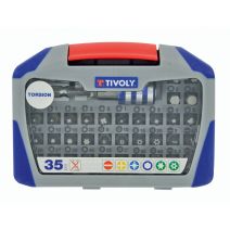 Coffret embouts de vissage Torsion, 35 pièces - TIVOLY