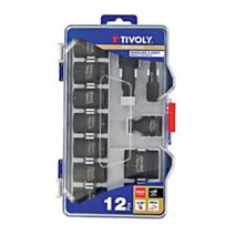 Coffret douilles à chocs 12 pièces - TIVOLY