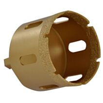 Scie cloche diamant a sec ø25 queue hexagonale 