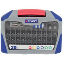 Coffret 35 embouts de vissage - TIVOLY