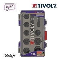 Coffret de 10 pièces douilles d'extraction - TIVOLY