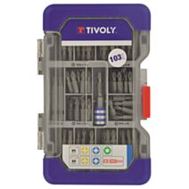 Mallette embouts - 103 pièces - TIVOLY