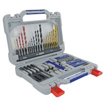Mallette 60 pièces mixte perçage+embouts de vissage - TIVOLY
