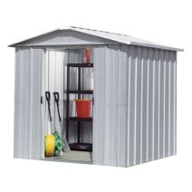 Abri de jardin métal gris 4.38 m² - YARDMASTER