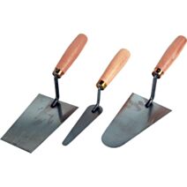 Lot de 3 truelles/ ronde/ carré langue de chat