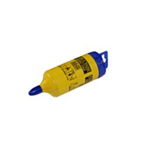 Biberon de poudre bleu