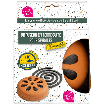 Diffuseur en terre cuite avec spirales