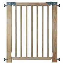 Barrière de sécurité enfant en bois naturel Opale 7 - SPTD