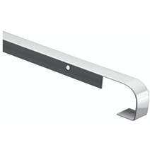 Profil aluminium de plan de travail jonction droite alu 2/4 rond 38 mm - SPTD