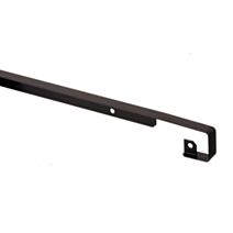 Profil alu jonction droite 2/4r r3-5 38x670mm noir - SPTD