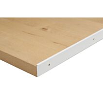 Profil de finition de plan de travail aluminium 2 bords droits 670 x 38 mm  - SPTD