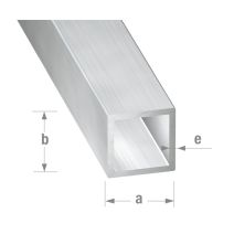 Tube carré alu brut 20 x 20 x 1,5 mm 2m - CQFD