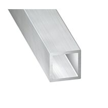 Tube carré alu brut 20 x 20 x 1,5 mm 2m - CQFD