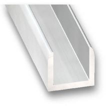 U alu incolore 10x23x10x1,5 int20-2m - CQFD