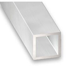 Tube Carré Aluminium 20x20mm ∅1,5mm 2m Incolore