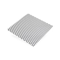 Tôle métal déployé acier brut Mailles 6 mm, 100 x 50 cm