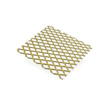 Tôle métal déployé aluminim or 10x5,5-1mx0m5