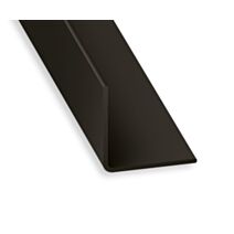 Cornière PVC 15x15mm 1m Noir - CQFD