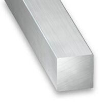 Carré Aluminium 8x8mm 1m Brut - CQFD