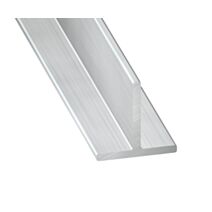 Té Aluminium 15x15mm ép.1,5mm 1m Brut - CQFD