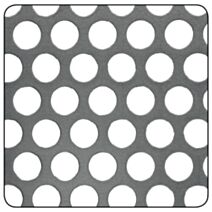 Tôle acier perforé rond 8mm - 1mm-500x500