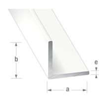 Cornière alu laqué blanc 30 x 30 x 1,5 mm 1m - CQFD