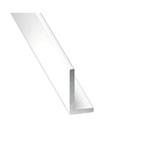 Cornière alu laqué blanc 20 x 15 x 1,5 mm 2m - CQFD