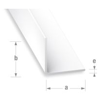 Cornière PVC blanc 40 x 40 mm 2,6m - CQFD