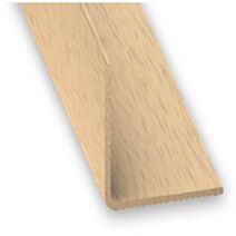 Cornière PVC 20x20mm 2m Hêtre - CQFD