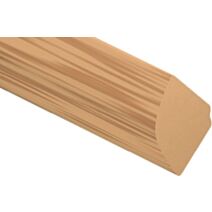 1/4 Rond PVC Cellulaire 2,60m Hêtre