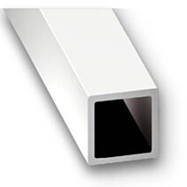 Tube Carré Aluminium 20x20x1,5mm 2m Laqué Blanc
